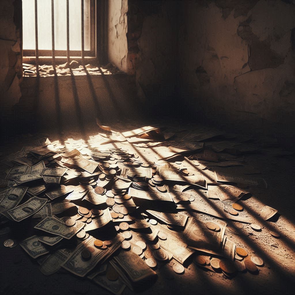 How do people find money in abandoned buildings?